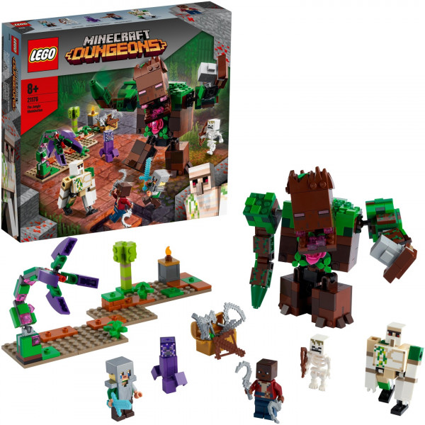 Фото - Конструктор LEGO Minecraft Мерзость из джунглей (21176)
