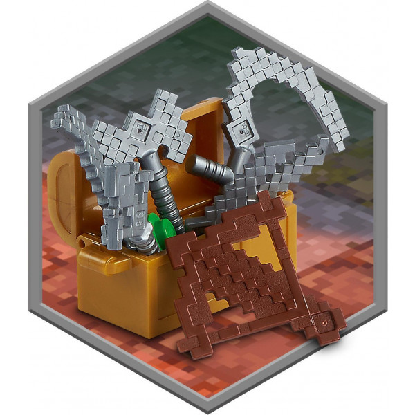 Фото - Конструктор LEGO Minecraft Мерзость из джунглей (21176)