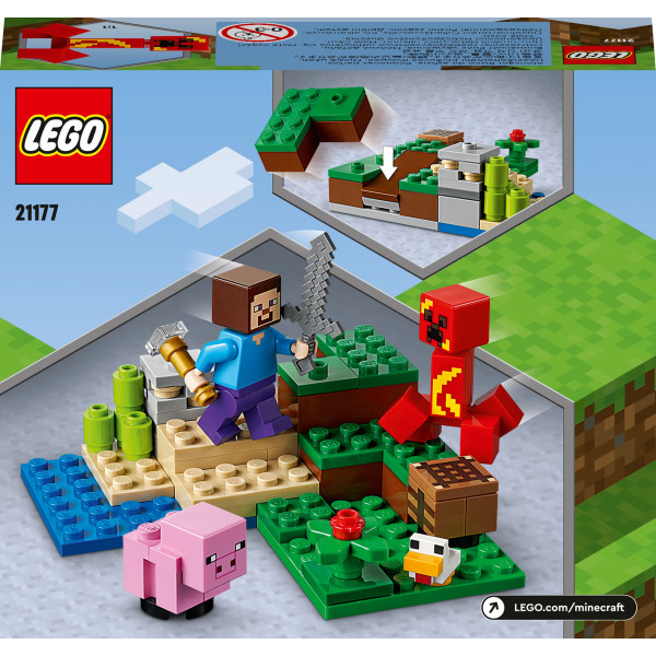 Фото - Конструктор LEGO Minecraft Засада Крипера (21177)