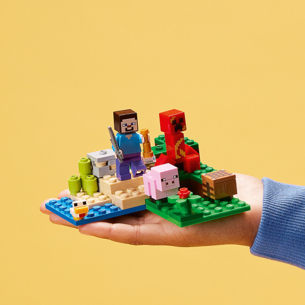 Фото - Конструктор LEGO Minecraft Засада Крипера (21177)