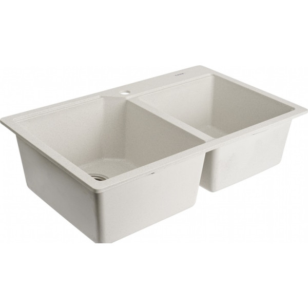 Фото - Мойка кухонная Platinum 7850 HARMONY матовая Белая в точку