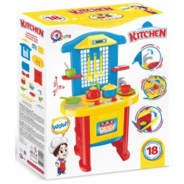Фото - Сюжетно-ролевая игра. Кухня Technok Игровой набор Кухня 3 (2124)