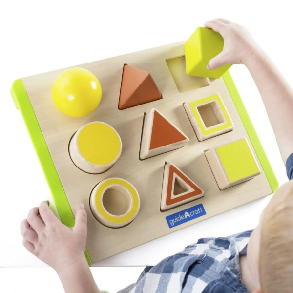 Фото - Сортер Guidecraft Manipulatives Фигуры в пространстве (G6744)