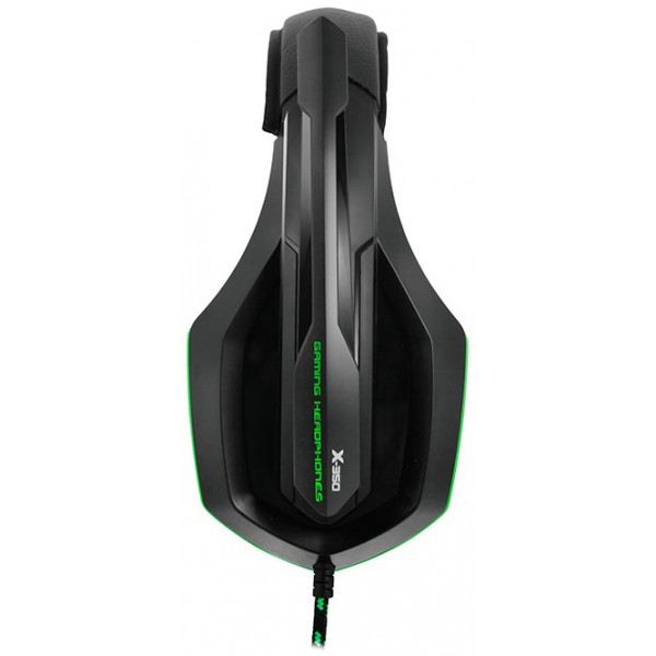 Фото - Гарнитура проводная Gemix X350 Black/Green