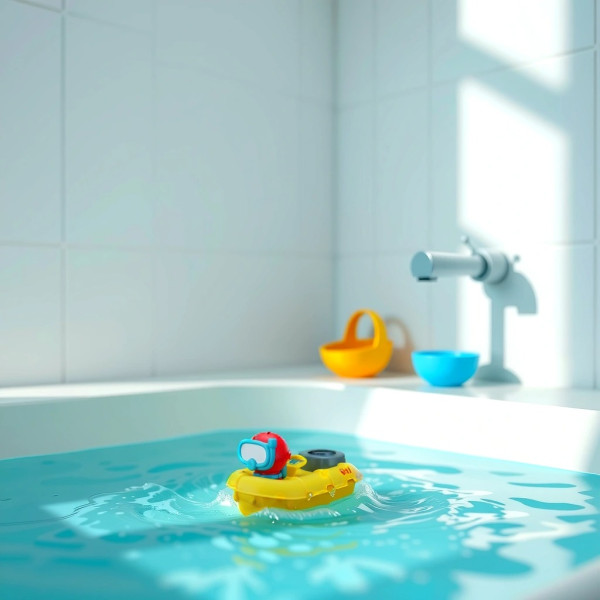 Фото - Игрушка для ванной Bb Junior Rescue Raft (свет и бульбашки) (16-89014)