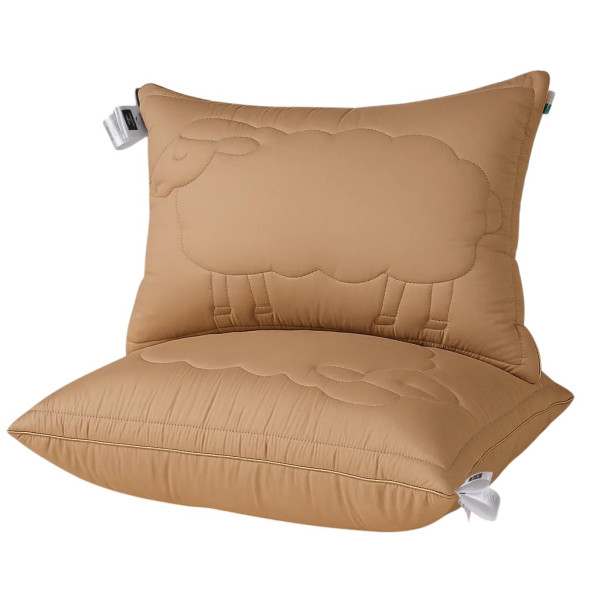 Фото - Подушка стандартная MirSon №518 Marzello Collection Wool высокая 40x60 см (2200012229446)