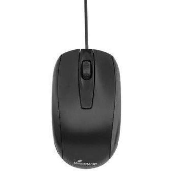 Фото - Мышь проводная MediaRange Black (MROS211) Фото - Мышь проводная MediaRange Black (MROS211)