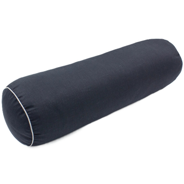 Фото - Подушка валик MirSon №8123 Naturale Line 16-9000 Black Stone EcoSilk 100х20 см (2200006248835)