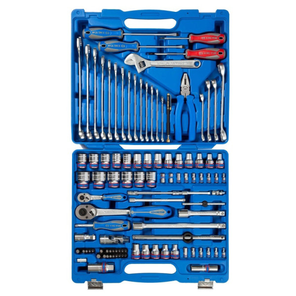 Фото - Набор инструментов KING TONY 1/4"+1/2" 103 шт. в пластиковом кейсе (7503MR)