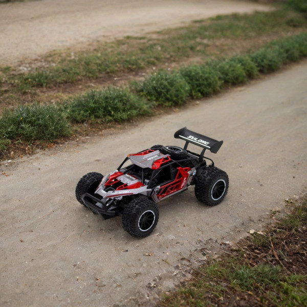 Фото - Радиоуправляемая машинка Sulong Toys METAL CRAWLER на р/у – NOVA (серо-красный, металл. корпус, аккум.3,7V, 1:16) (SL-231RHGR)