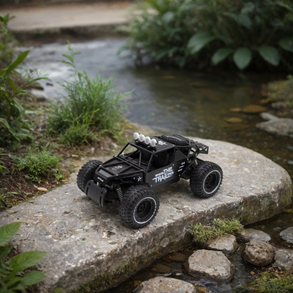 Фото - Радиоуправляемая машинка Sulong Toys OFF-ROAD CRAWLER на р/у – RACE (матовый черный, металл. корпус, аккум.6V, 1:14) (SL-309RHMBl)