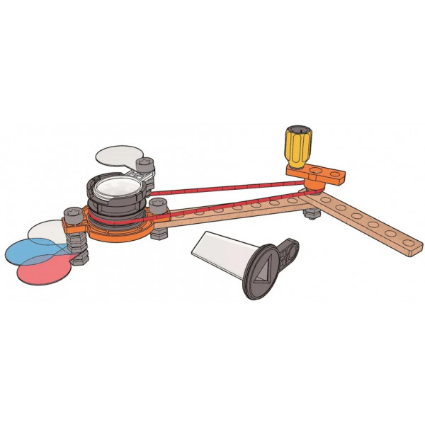 Фото - Деревянный конструктор Hape Inventor Оптическая лаборатория 54 деталей (E3034)