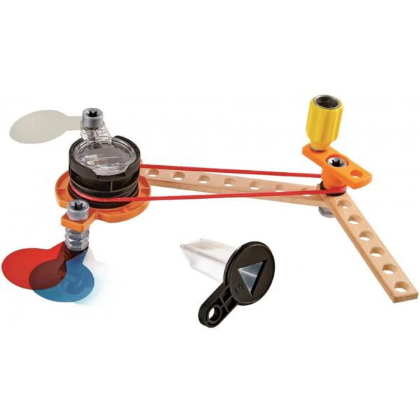 Фото - Деревянный конструктор Hape Inventor Оптическая лаборатория 54 деталей (E3034)