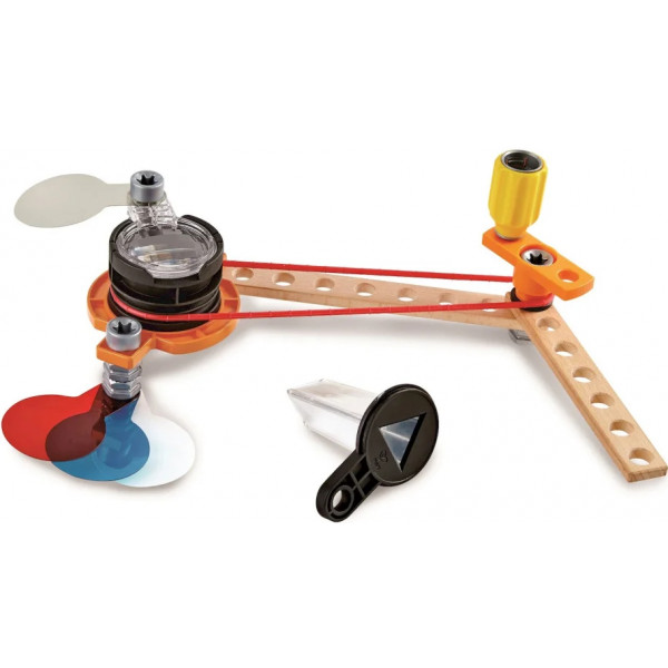 Фото - Деревянный конструктор Hape Inventor Оптическая лаборатория 54 деталей (E3034)