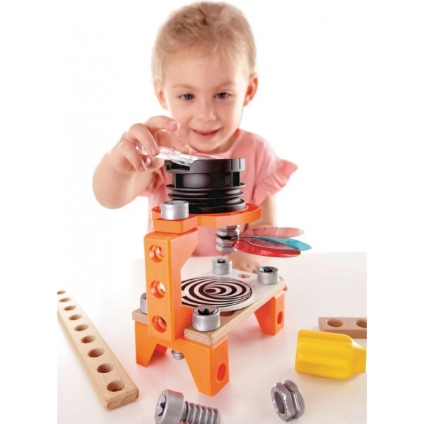 Фото - Деревянный конструктор Hape Inventor Оптическая лаборатория 54 деталей (E3034)