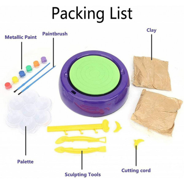 Фото - Лепка из глины Same Toy Гончарный Круг (103Ut)