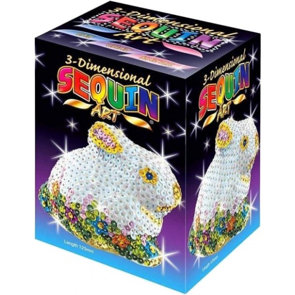 Фото - Набор для творчества из пайеток Sequin Art 3D Кролик (SA1705) Фото - Набор для творчества из пайеток Sequin Art 3D Кролик (SA1705)