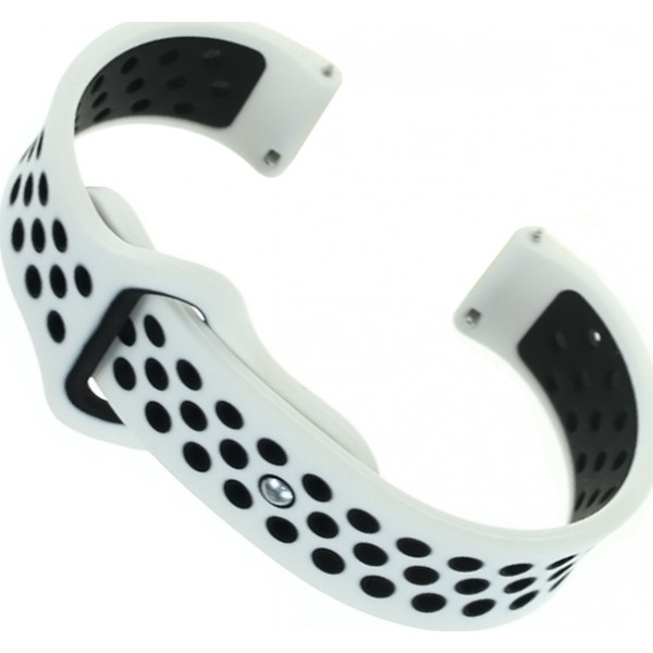 Фото - Ремешок для смарт-часов BeCover Nike Style for Huawei Watch GT/GT 2 46mm/GT 2 Pro/GT Active/Honor Watch Magic 1/2/GS Pro/Dream White-Black (705795)