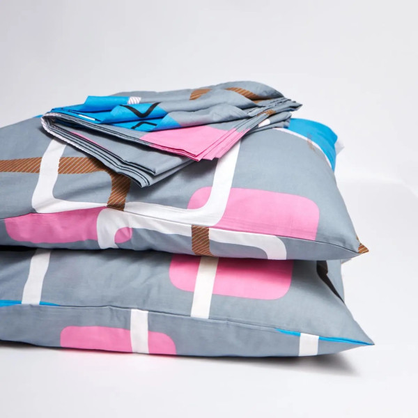 Фото - Комплект постельного белья Moon&Star Бязь Gold Люкс Retro Vibes 200х220 нав. 70х70 см 2 шт. (MS-890000446)