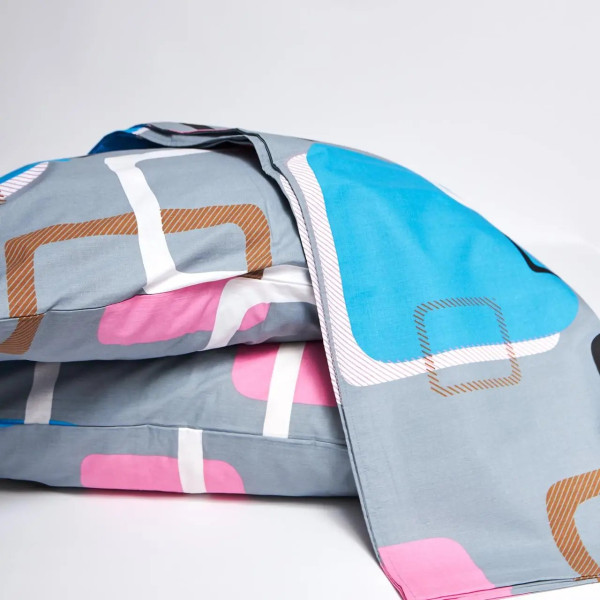 Фото - Комплект постельного белья Moon&Star Бязь Gold Люкс Retro Vibes 200х220 нав. 50х70 см 2 шт. (MS-890000445)