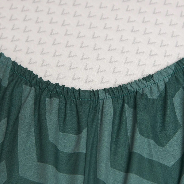 Фото - Простынь односпальная Moon&Star Emerald Maze Бязь Gold Люкс 100х190х25 см (MS-850001145)