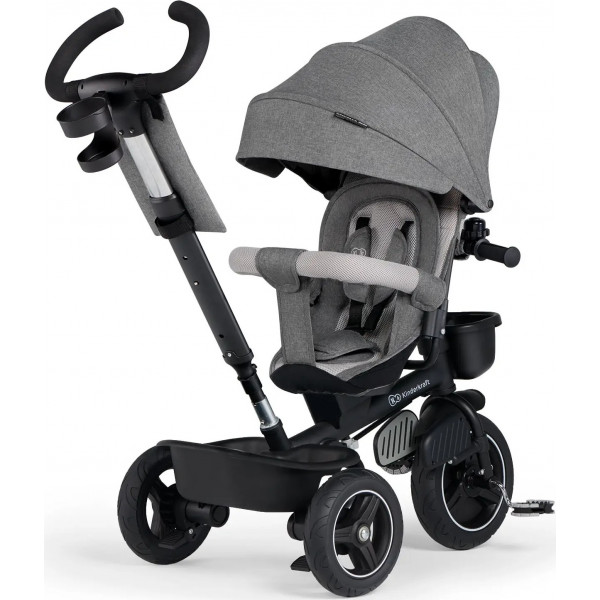Фото - Трёхколёсный велосипед Kinderkraft Spinstep Platinum Grey (KRSPST00GRY0000)