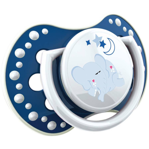 Фото - Динамическая пустышка Lovi 0-3 м-цев 2 шт. LOVI Night i Day (22/809boy)