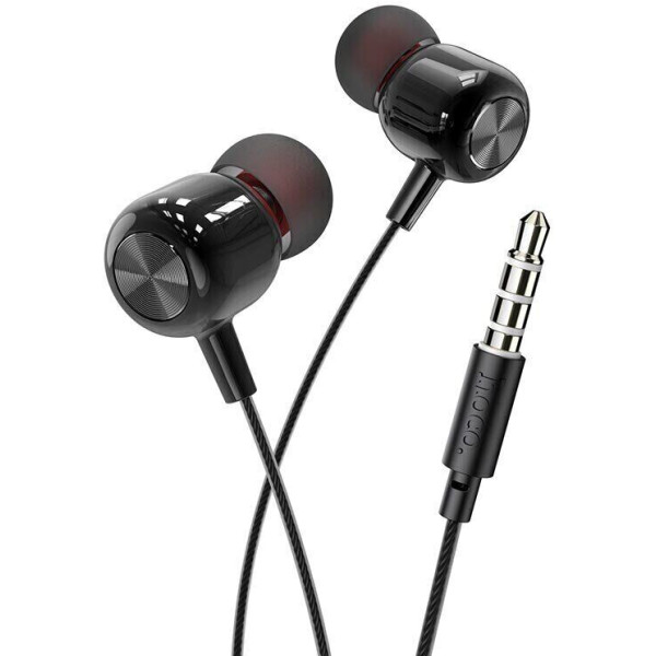 Фото - Наушники вкладыши проводные HOCO M87 String Gloomy Black (6931474752772)