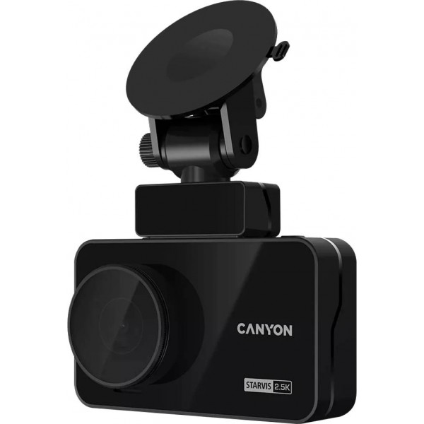 Фото - Видеорегистратор Canyon DVR25GPS WQHD 2.5K 1440p GPS Wi-Fi Black (CND-DVR25GPS)