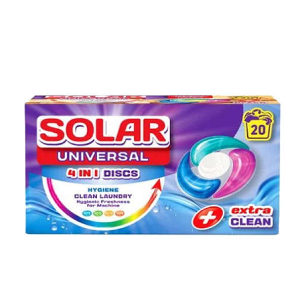 Фото - Капсулы для стирки Solar Universal 20 шт. (4820269930230)