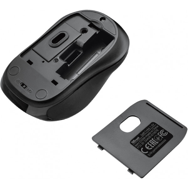 Фото - Мышь беспроводная Trust Siero Silent Click Wireless Mouse Black (23266)