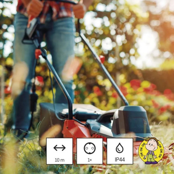 Фото - Удлинитель 220В EMOS P01810, 1 розетка, 10м.