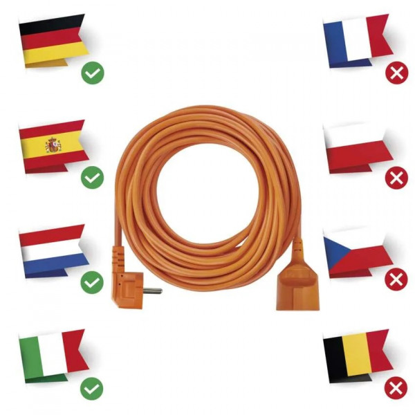 Фото - Удлинитель 220В EMOS P01220R, 1 розетка, 20м.