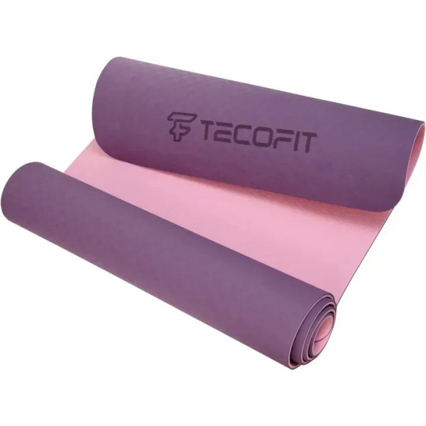 Фото - Коврик для йоги и фитнеса TECOFIT Dual Color TPE Mat 183х61х0.6 см Purple/Pink (TOP18013825/3)