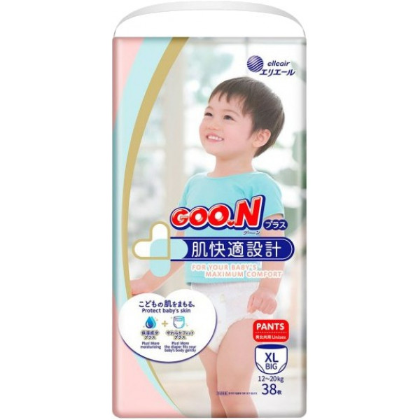 Фото - Одноразовые подгузники-трусики Goo.N Plus Размер Big XL (12-20 кг), 38 шт. (843341) Фото - Одноразовые подгузники-трусики Goo.N Plus Размер Big XL (12-20 кг), 38 шт. (843341)