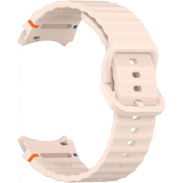Фото - Ремешок для смарт-часов BeCover Ribbed Tape for Samsung Galaxy Watch (20mm) 3 41mm/4 40mm-44mm/5 40-44mm/6 40-44mm/7 40-44mm Pink (712047)