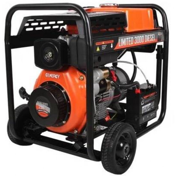Фото - Генератор дизельный Genergy Limited 3000D (240332090)