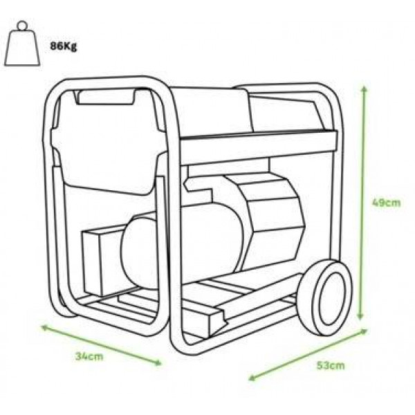 Фото - Генератор дизельный Genergy Limited 3000D (240332090)