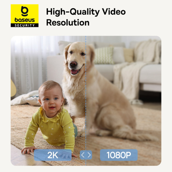 Фото - IP-камера Baseus Security P1 Series Indoor 3MP OS White EU (S0TV002132)