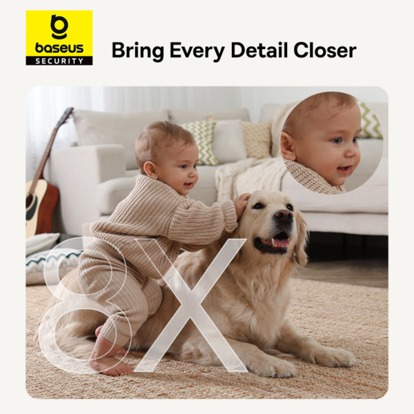 Фото - IP-камера Baseus Security P1 Series Indoor 3MP OS White EU (S0TV002132)