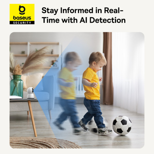 Фото - IP-камера Baseus Security P1 Series Indoor 3MP OS White EU (S0TV002132)