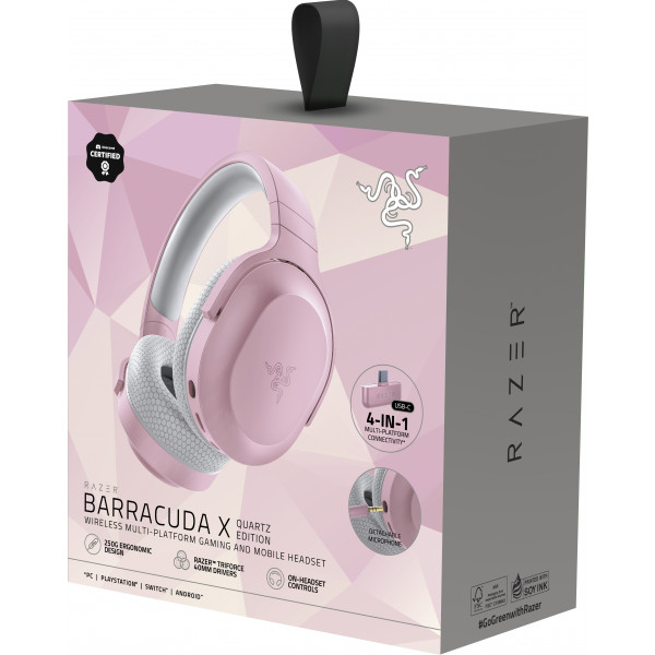 Фото - Гарнитура беспроводная игровая Razer Barracuda X Quartz (RZ04-03800300-R3M1)