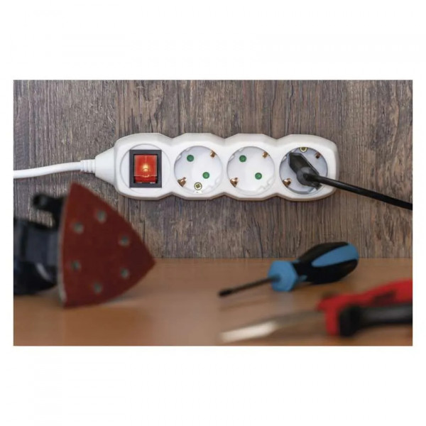 Фото - Удлинитель 220В EMOS P1622, 6 розеток, 2м.