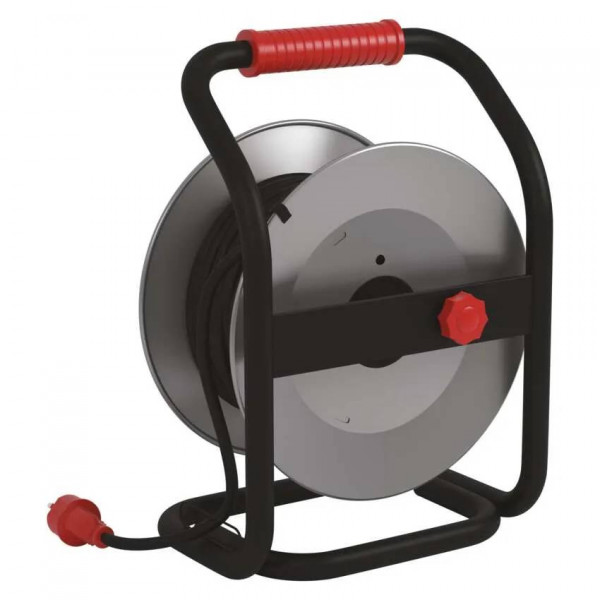 Фото - Удлинитель 220В EMOS на катушке EMOS P19222, 4 розетки, 25, резина/неопрен