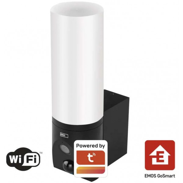 Фото - IP-камера EMOS умная H4055 GoSmart, наружная, поворотная, с Wi-Fi и подсветкой, черная