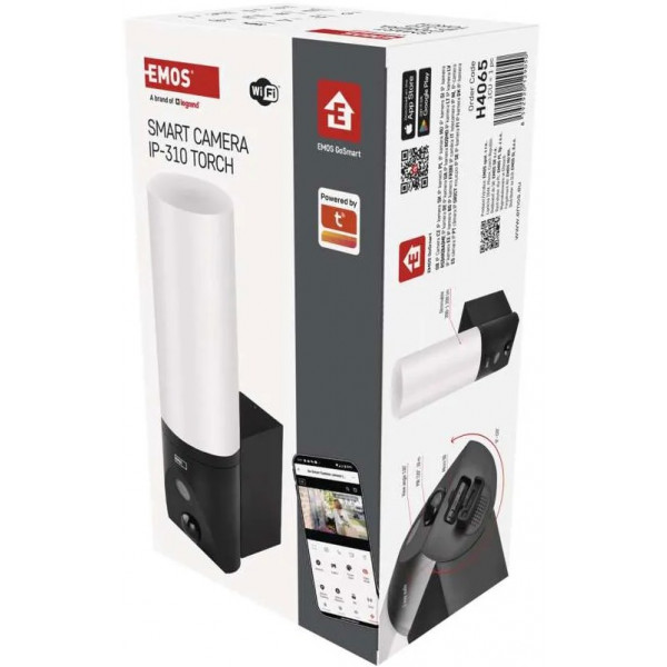 Фото - IP-камера EMOS умная H4055 GoSmart, наружная, поворотная, с Wi-Fi и подсветкой, черная