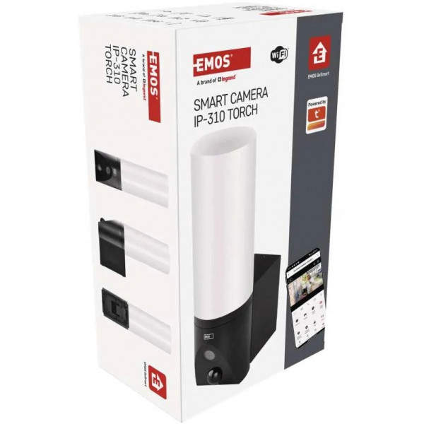 Фото - IP-камера EMOS умная H4055 GoSmart, наружная, поворотная, с Wi-Fi и подсветкой, черная