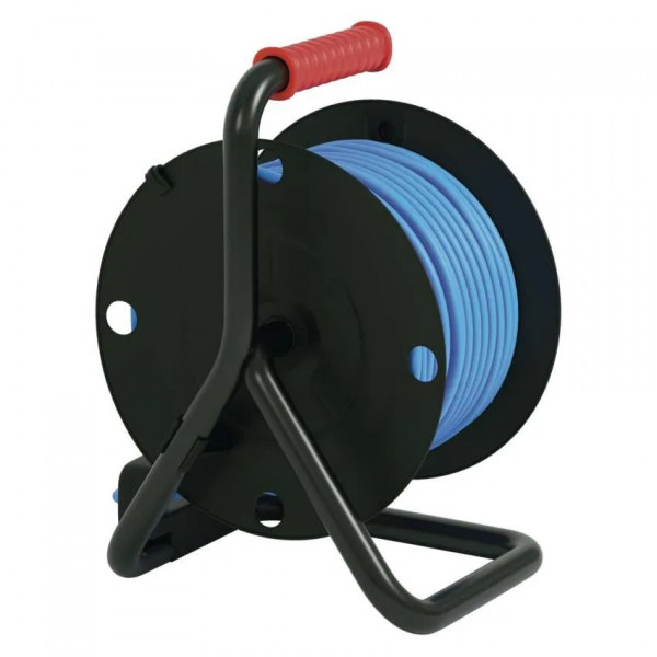 Фото - Удлинитель 220В EMOS на катушке P08625W, 4 розетки, 25 м, 1,5 мм2, IP44, силикон