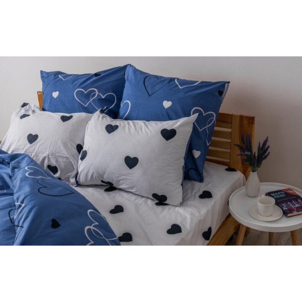 Фото - Комплект постельного белья ТЕП NAVY BLUE LOVE 31 (2-00882_24498)
