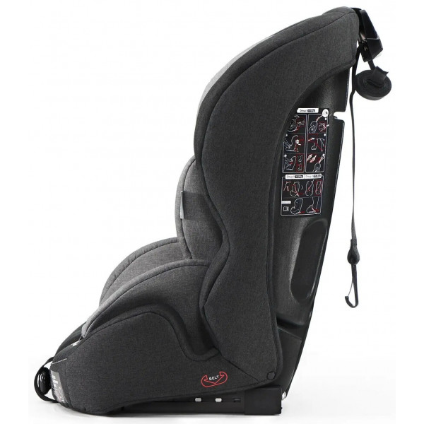 Фото - Автокресло Kinderkraft Safety Fix Black/Gray (KKFSAFEBLGR000)